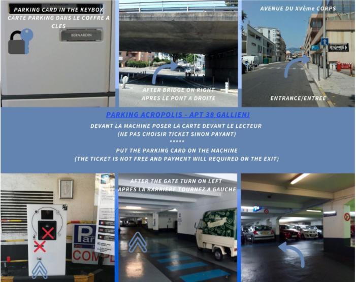Wavebnb Confort, Central, Parking Nizza